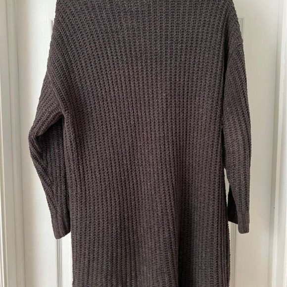 📦(SOLD)EUC WOMAN'S SMALL () GRAY AMERICAN EAGLE CARDIGAN SWEATER - Picture 4 of 5